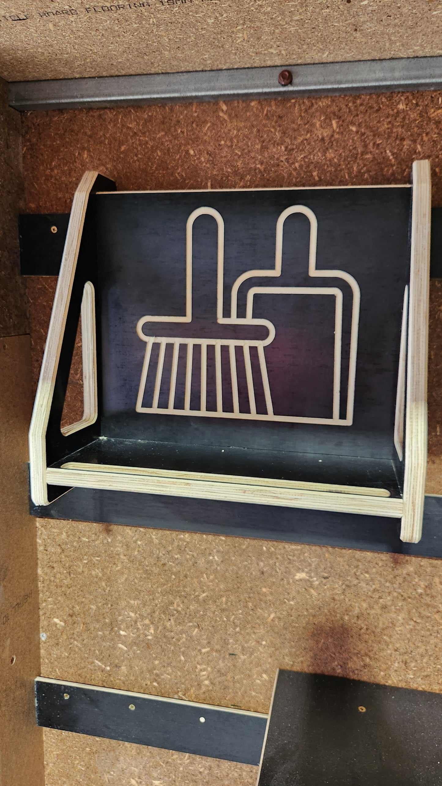 dustpan and brush