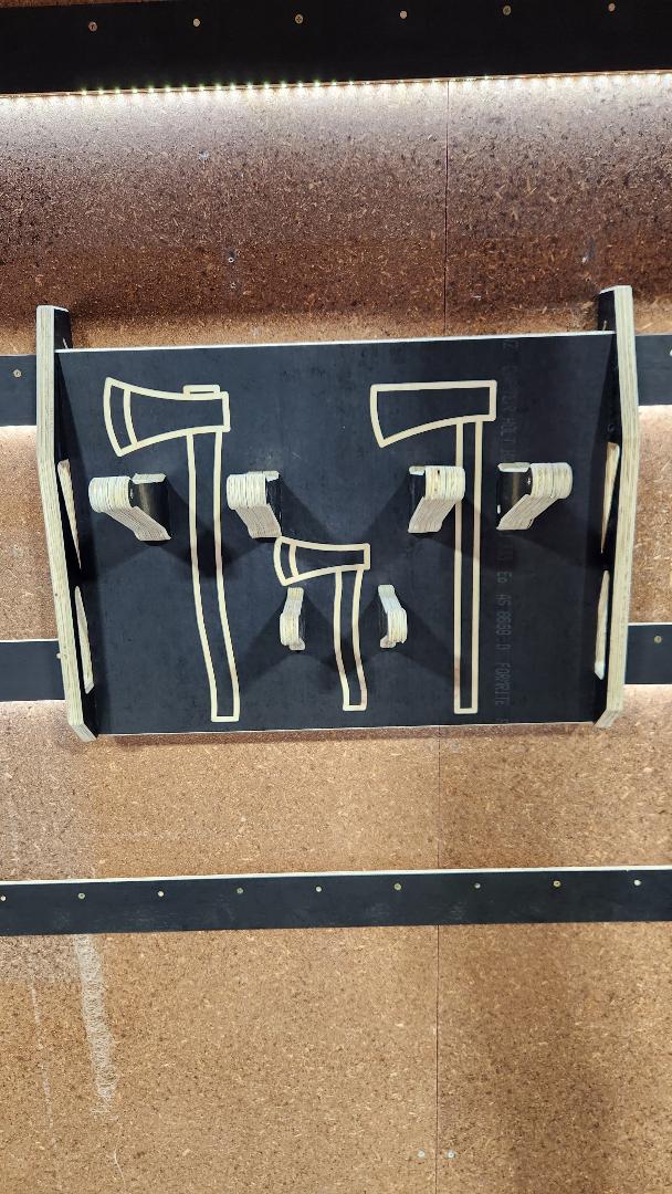 Digital file - for CNC router - Garden tool storage system