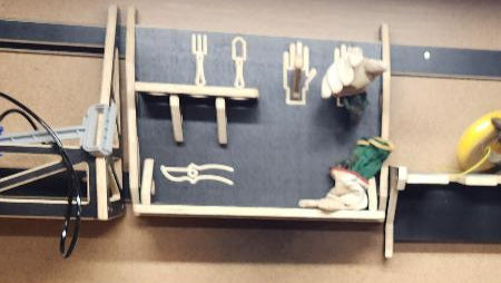 Digital file - for CNC router - Garden tool storage system