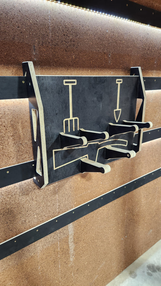 Digital file - for CNC router - Garden tool storage system